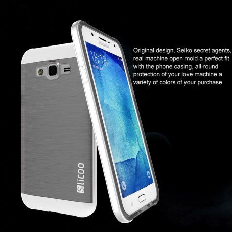 Противоударный Чехол Slicoo Symphony - Plating Series White для Samsung Galaxy J7