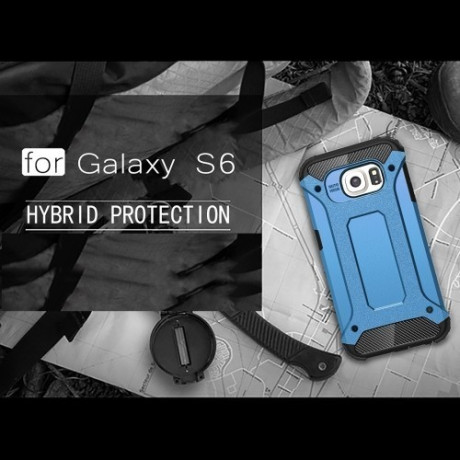 Противоударный Чехол Rugged Armor Blue для Samsung Galaxy S6 / G920