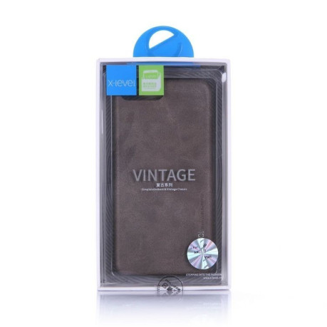 Чехол- накладка X-Level Luxury Vintage  на  iPhone SE 3/2 2022/2020/8/7 - Черный