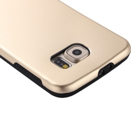 Противоударный Металлический Чехол Motomo Armor Metal Gold для Samsung Galaxy Note 5 / N920