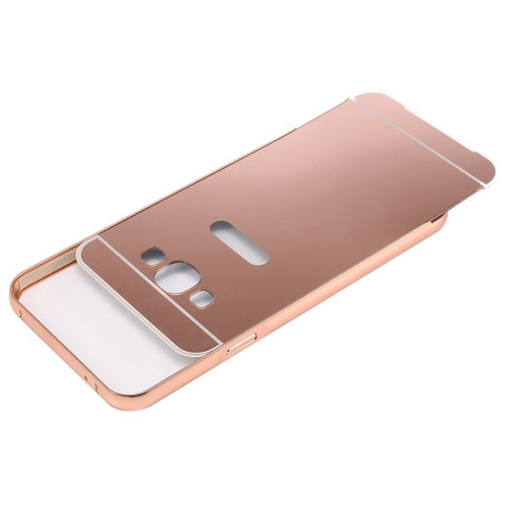 Металлический Бампер и Акриловая Накладка Push-pull Style Rose Gold для Samsung Galaxy A5