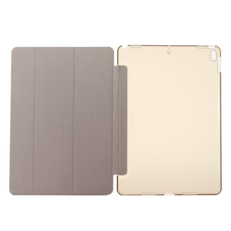 Чехол Silk Texture Three-folding Sleep /Wake up золотой для iPad  Air 2019/Pro 10.5
