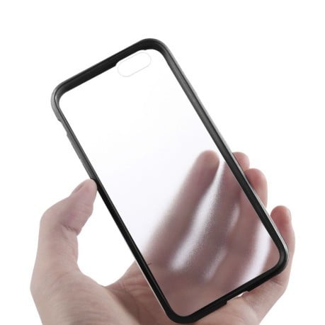 TPU Бампер Черный плюс Пластиковый Чехол для iPhone 6, 6S