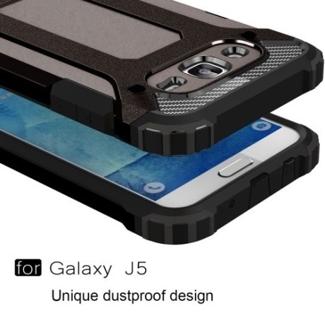 Противоударный Чехол Rugged Armor Black для Samsung Galaxy J5 / J500