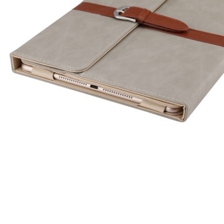 Кожаный Чехол Bussiness Style Light серый для iPad Air 2