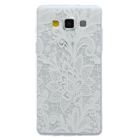 Ультратонкий TPU Чехол Translucent Flower для Samsung Galaxy A3