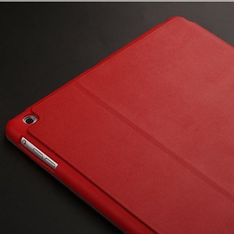 Кожаный Чехол Pipilu X-Level Fibcolor Series красный для iPad Air 2