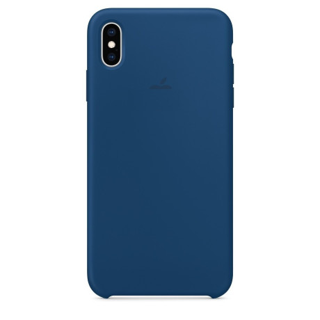 Силиконовый чехол Silicone Case Blue Horizon на iPhone Xs Max