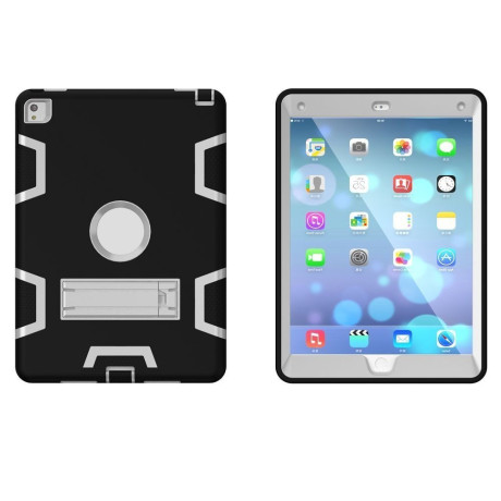 Противоударный Чехол с подставкой Robot Detachable черно-серый для iPad Air 2