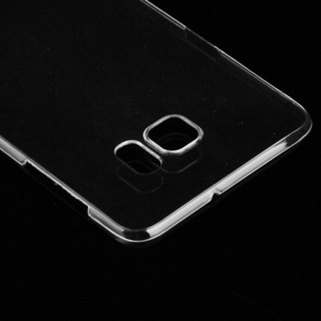 Двусторонний ультратонкий чехол на Samsung Galaxy S6 Edge+ / G928  (Transparent)