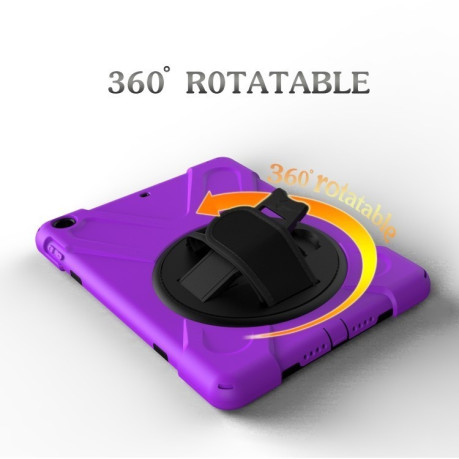 Противоударный Чехол с Подставкой 360 Degree Rotation на iPad 9.7 (2018/2017) Purple