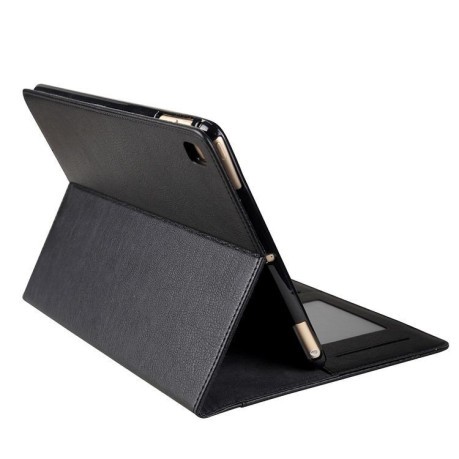 Кожаный Чехол EsCase Premium PP Soft черный Силиконовый Держатель для iPad 9.7 2017/2018/ Air/ Air 2/ Pro 9.7