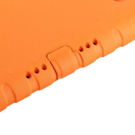 Противоударный чехол EVA Drop Resistance с ручкой на iPad 9.7 (2018/2017) оранжевый