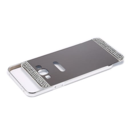 Металлический Бампер и Акриловая Накладка Diamond Push-pull Style Silver для Samsung Galaxy A5