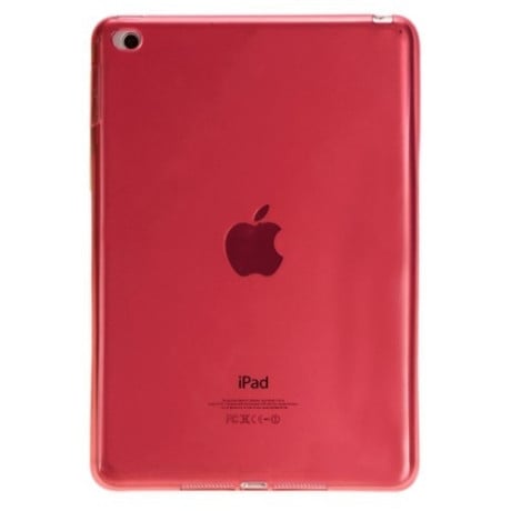 Прозрачный TPU Чехол Smooth Surface Красный для iPad Pro 12.9