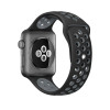 Ремешок Sport Edition для Apple Watch 49mm / 45mm / 44mm / 42mm - черно-серый