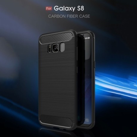 Противоударный чехол Rugged Armor Fiber для Samsung Galaxy S8 / G950-серый