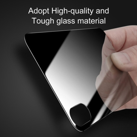3D защитное стекло на заднюю панель Baseus для iPhone X/Xs 9H Hardness 3D Silk-screen Anti-scratch черное