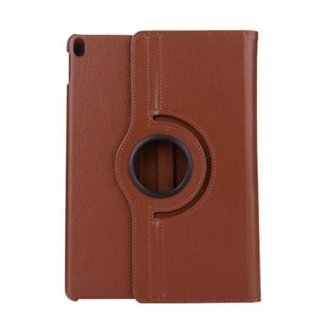Кожаный Чехол Litchi Texture 360 Degree коричневый для iPad  Air 2019/Pro 10.5