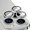 Защитное стекло на камеру для ENKAY Glitter для iPhone 14 Pro / 14 Pro Max - серебристое