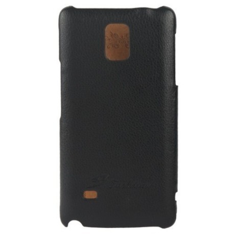 Кожаный Чехол Книжка Fashion Litchi Texture Black для Samsung Galaxy Note 4/ N910