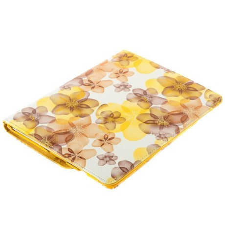 Чехол 360 Flowers желтый для iPad 2, 3, 4