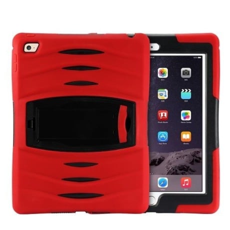Противоударный Чехол Shockwave Detachable 3 в 1 красный для iPad Air 2