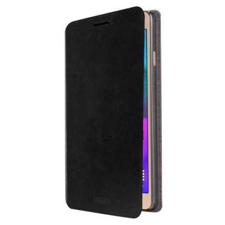 Кожаный Чехол Книжка Mofi Crazy Horse Texture Black для Samsung Galaxy A5 (2016) / A510