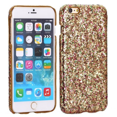Пластиковый Чехол Multi Color Glitter Powder Gold для iPhone 6, 6S