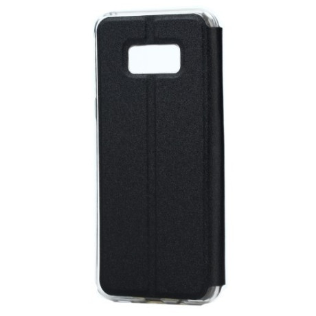 Чехол книжка Business Style Frosted Texture Display ID SlideUnlock Holder для Samsung Galaxy S8 + / G9550-черная