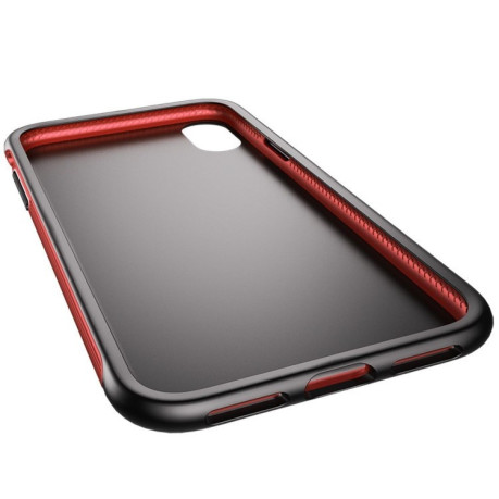 Противоударный чехол Baseus на iPhone X/Xs красный