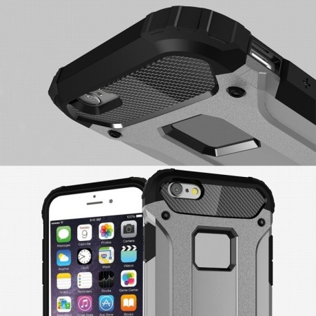 Противоударный Чехол Rugged Armor Grey для iPhone 6Plus 6S Plus