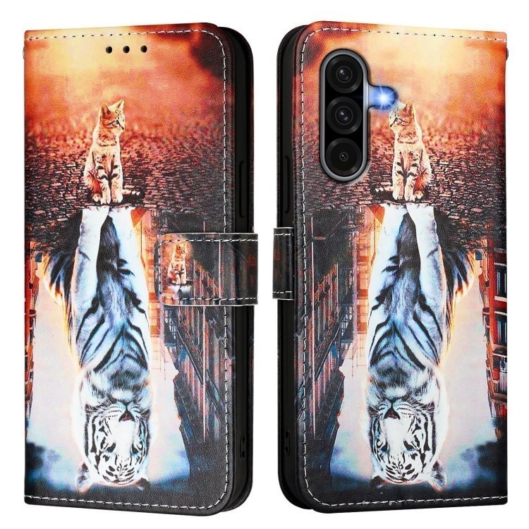 Чехол-книжка с дизайном «Коты и тигры» Чехол-книжка с дизайном «Коты и тигры»