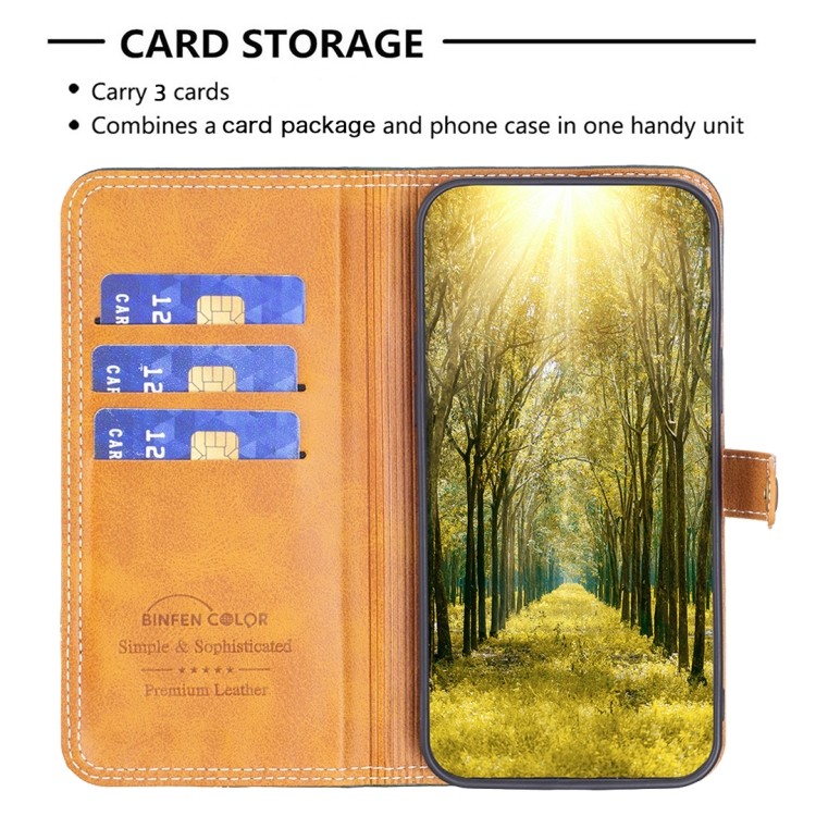 Внешний вид чехла-книжки Matching Double Sewing для Realme 9i Внешний вид чехла-книжки Matching Double Sewing для Realme 9i