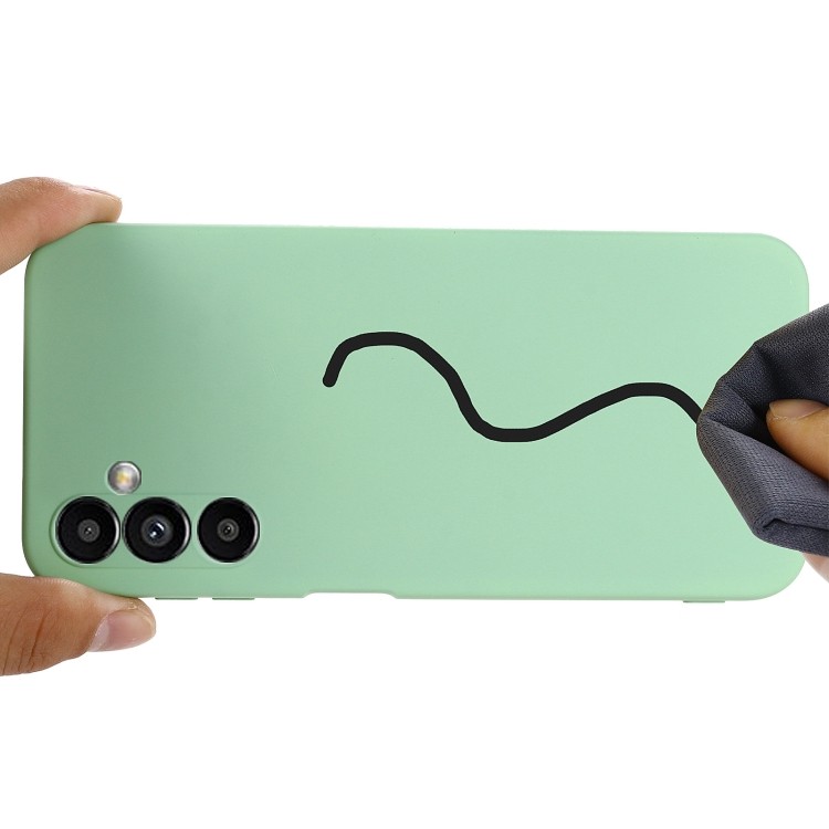 Зеленый силиконовый чехол для Samsung Galaxy A14 5G 