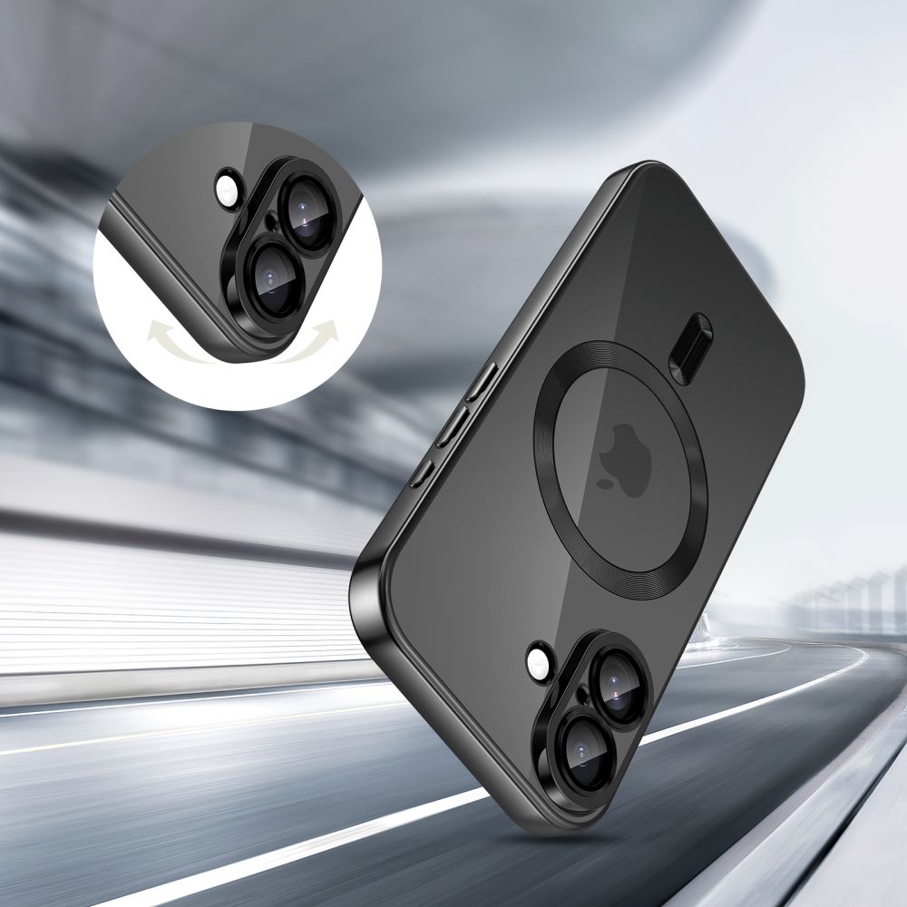 Защита камеры и элегантный черный дизайн накладки Защита камеры и элегантный черный дизайн накладки