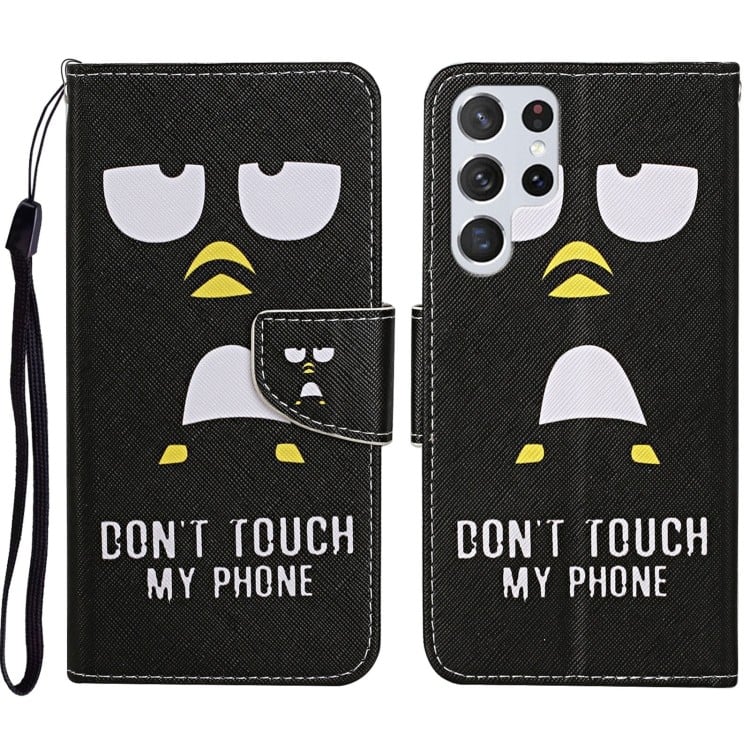 Чохол-книжка з пінгвіном для Galaxy S23 Ultra 