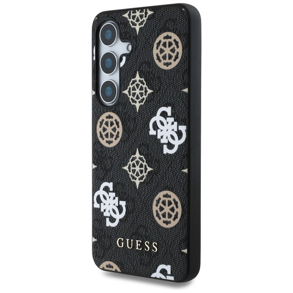Guess 4G Printed Colored Peony Pattern MagSafe для Galaxy S25 