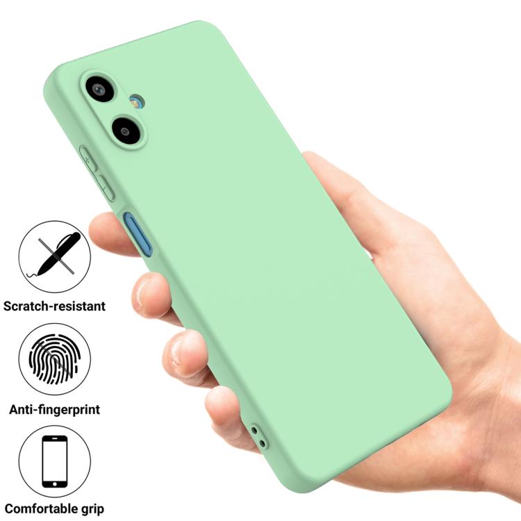  Стильний зелений силіконовий чохол з захистом від подряпин та відбитків пальців  