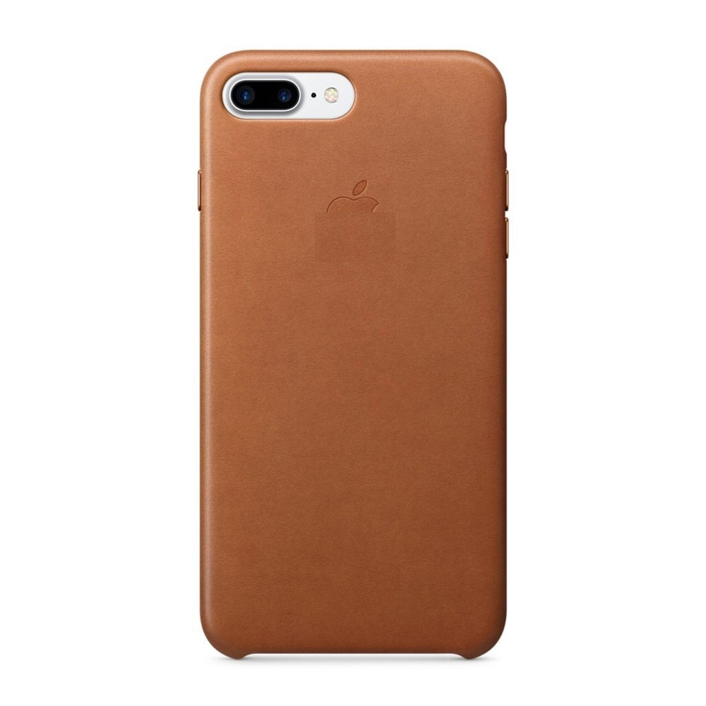 Кожаный Чехол Leather Case Saddle Brown на Айфон 7 Плюс/8 Плюс