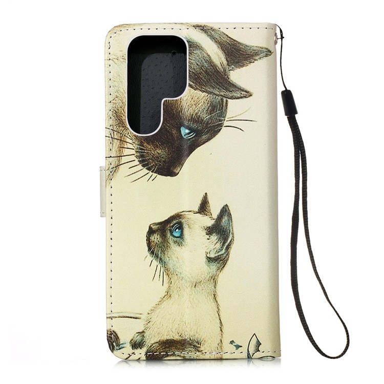 Чохол-книжка Cat Looking для Samsung Galaxy S22 Ultra 