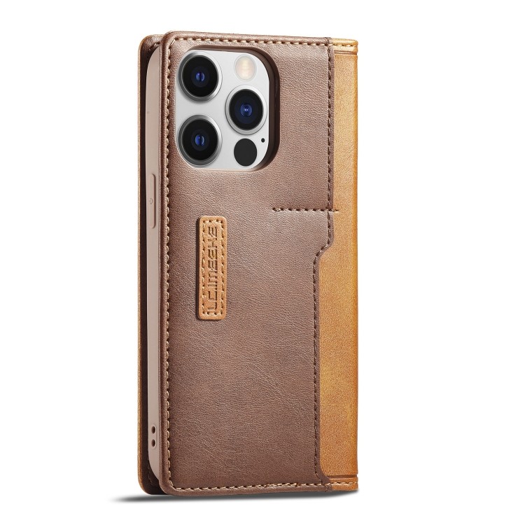 Коричневий захисний чохол-книжка на iPhone 14 Плюс Коричневий захисний чохол-книжка на iPhone 14 Плюс