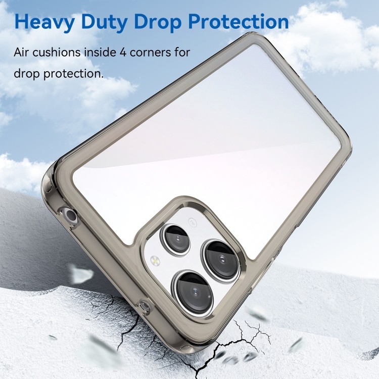 Чехол Colorful Acrylic Series с серебристыми отражениями