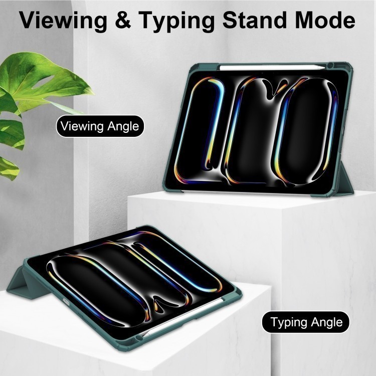 Зелений чохол-книжка Pure Color у стилі minimal