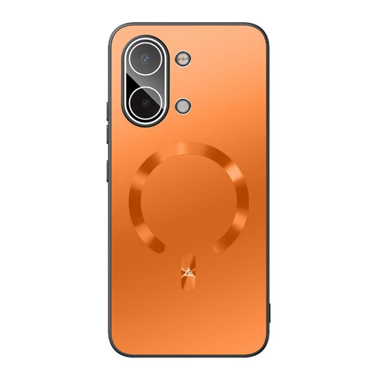 Чехол Escase оранжевого цвета с магнитным кольцом и защитой камеры для Redmi Turbo 5 Max Чехол Escase оранжевого цвета с магнитным кольцом и защитой камеры для Redmi Turbo 5 Max