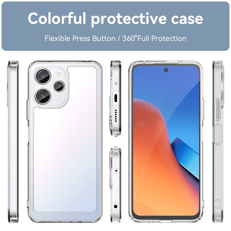 Протиударный чехол Colorful Acrylic Series для Xiaomi Poco M6 Pro 