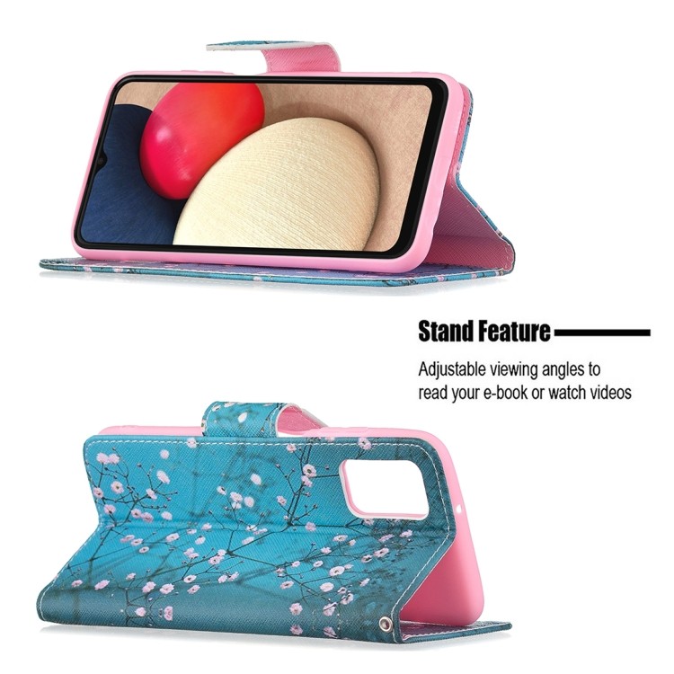 Чохол-книжка якісної синтетичної шкіри з малюнком кольорів плюмби