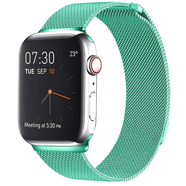 Светло-зеленый браслет Milanese Loop для Apple Watch 