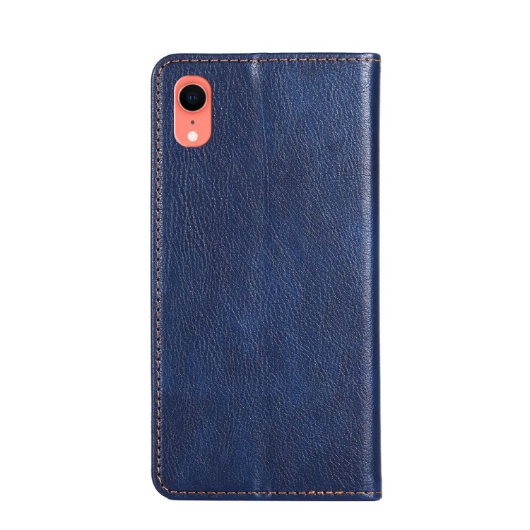 Чохол-книжка Gloss Oil Solid для iPhone XR - синій Чохол-книжка Gloss Oil Solid для iPhone XR - синій