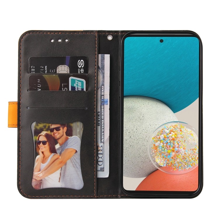 Чохол-книжка оранжевого кольору для Samsung Гелексі A53 5G з магнітним ремінцем Чохол-книжка оранжевого кольору для Samsung Гелексі A53 5G з магнітним ремінцем